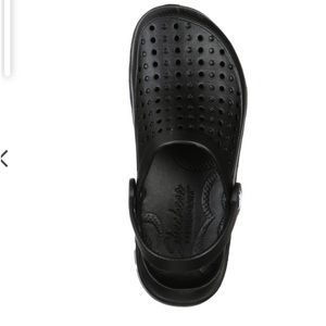 Like New Women’s Size 8 Black Skechers Foamies Luxe Foam Slip On Sandals